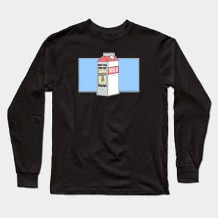 Milk with Missing Drum-Key Long Sleeve T-Shirt